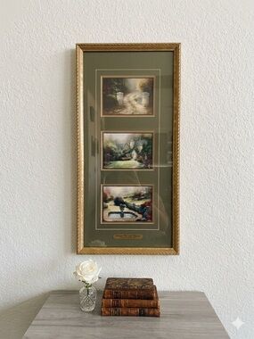 Thomas Kinkade "Autumn Gate and Beyond" Framed Accent Print w/ COA